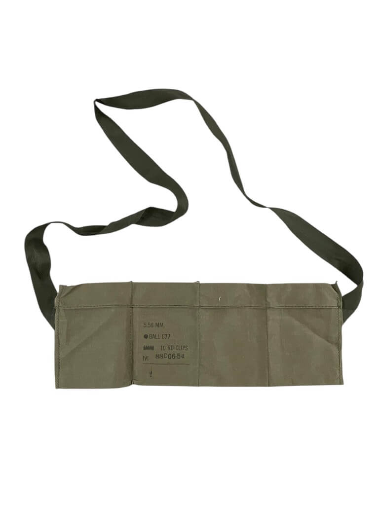 Canadian Forces OD Green Bandolier 5.56 EMPTY Canadian Forces OD Green Bandolier 5.56 EMPTY