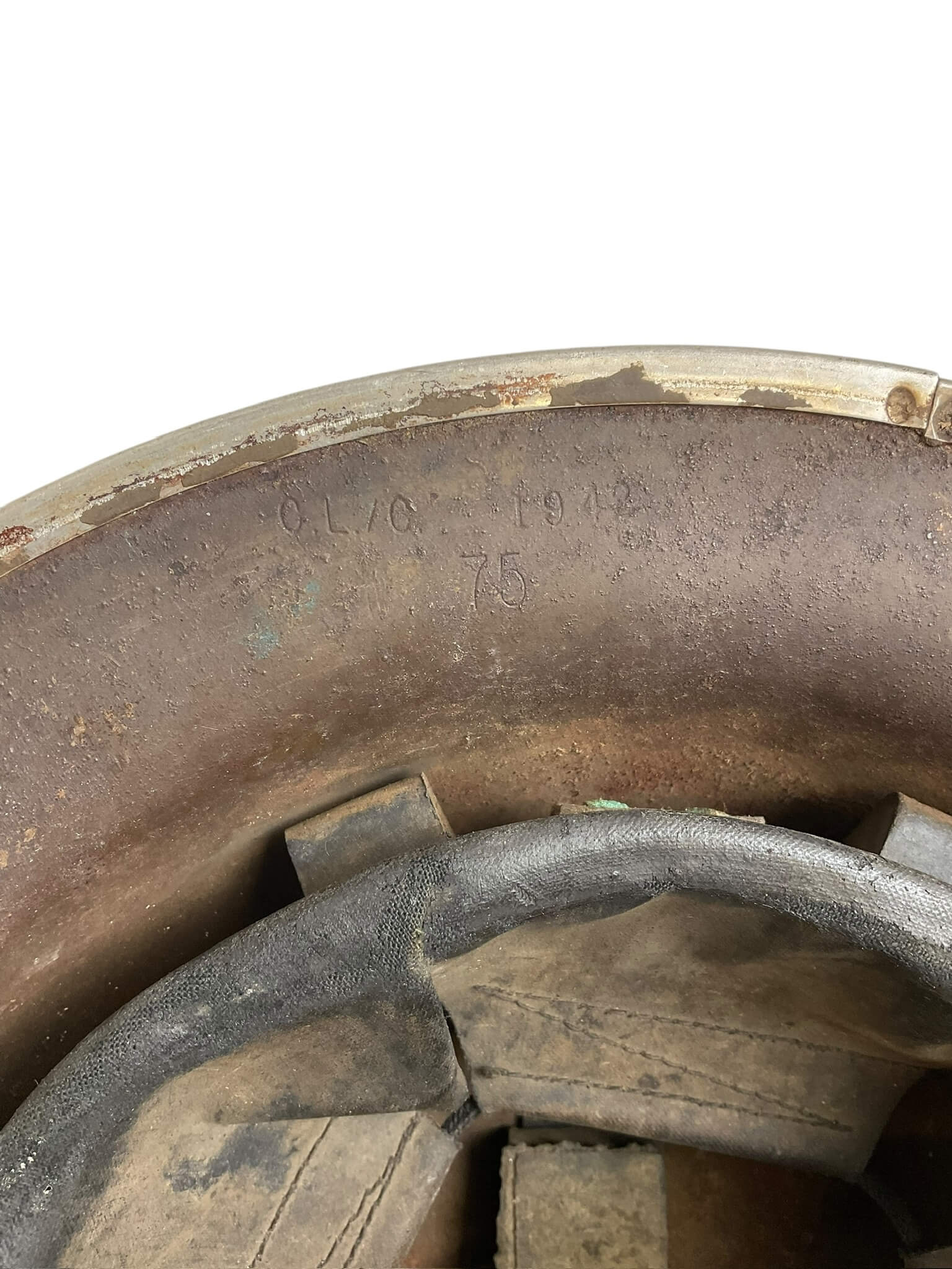 WW2 Canadian Navy Mk2 Steel Helmet Dated 1942 WW2 Canadian Navy Mk2 Steel Helmet Dated 1942