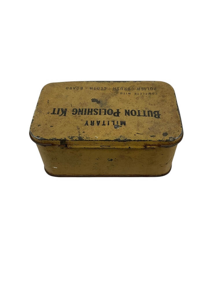WW2 Canadian Military Button Polishing Kit EMPTY WW2 Canadian Military Button Polishing Kit EMPTY