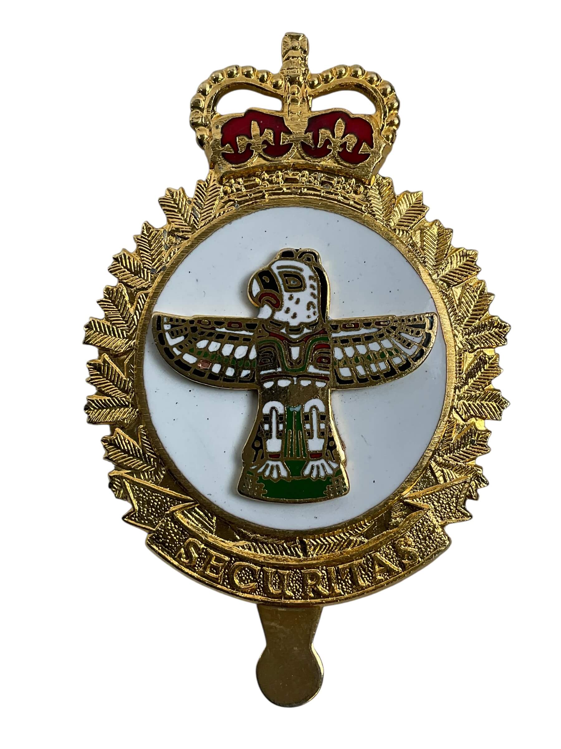 Canadian Forces Military Police Enameled Cap Badge Canadian Forces Military Police Enameled Cap Badge