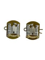 British 5th Royal Inniskilling Dragoons Guards Staybright Collars Insignia Pair