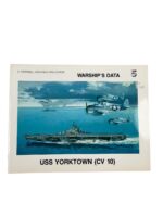 WW2 US USN USS Yorktown (CV 10) Warship's Data No 5 Used Softcover Reference Book