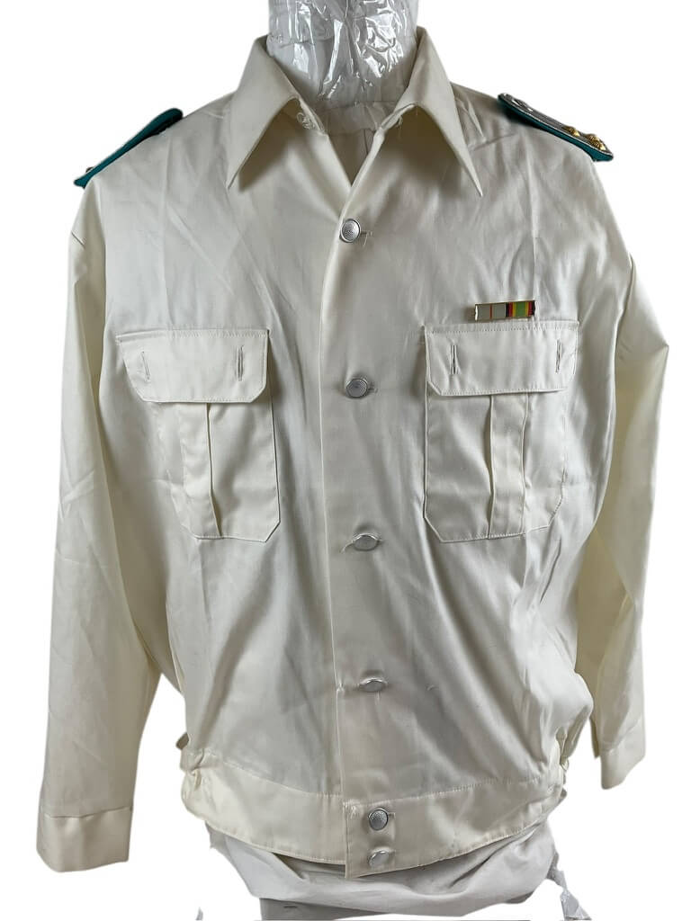 East German Air Force Officers White Summer Dress Shirt East German Air Force Officers White Summer Dress Shirt