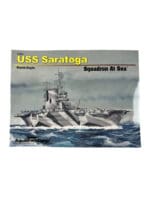 WW2 US USN USS Saratoga Squadron At Sea Squadron Signal Issue 34004 Used Softcover Reference Book