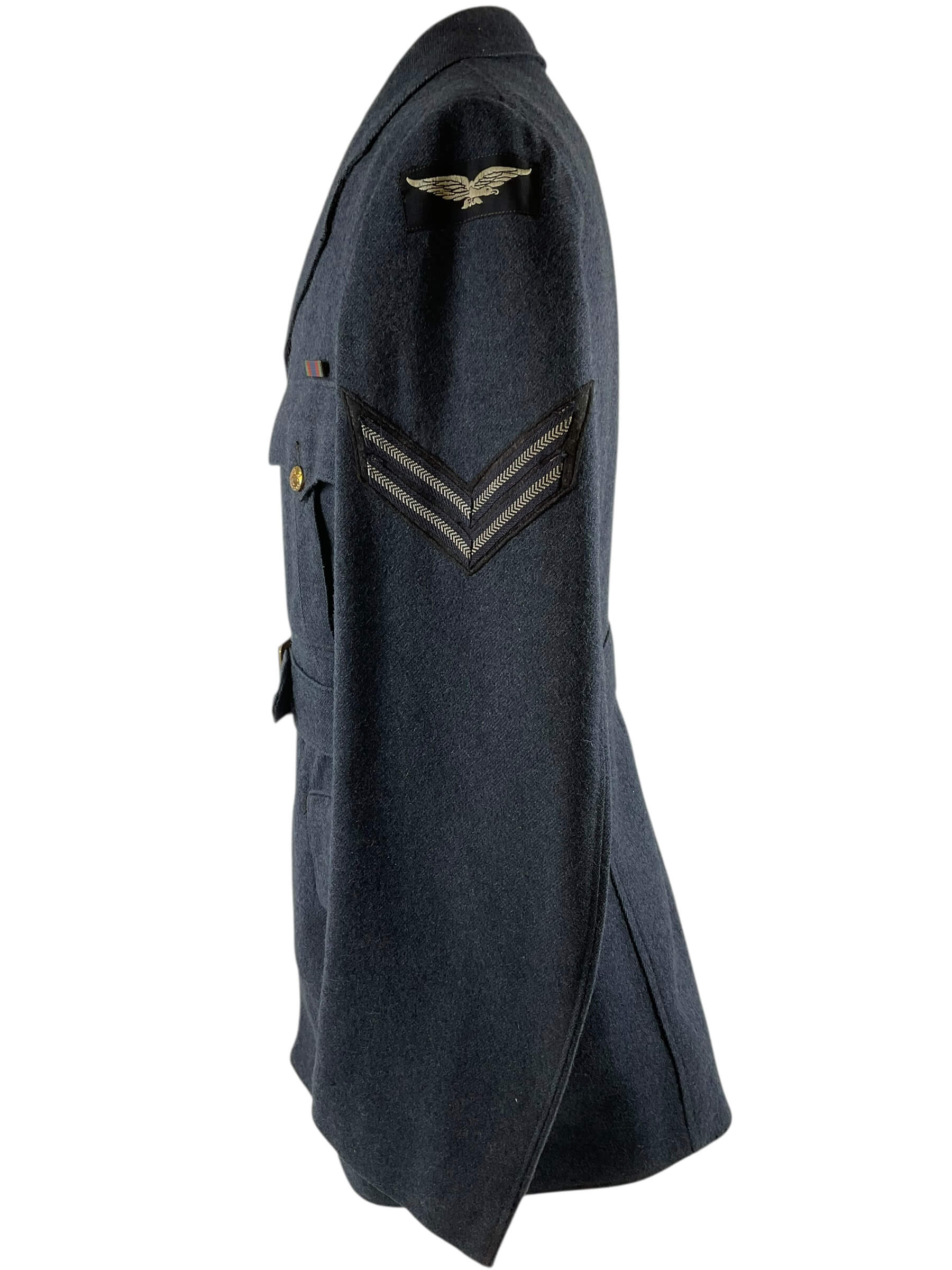 WW2 Canadian RCAF Corporals Tunic Named 1942 Dated WW2 Canadian RCAF Corporals Tunic Named 1942 Dated