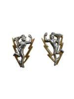 Canadian Forces Signals Collars Insignia Pair