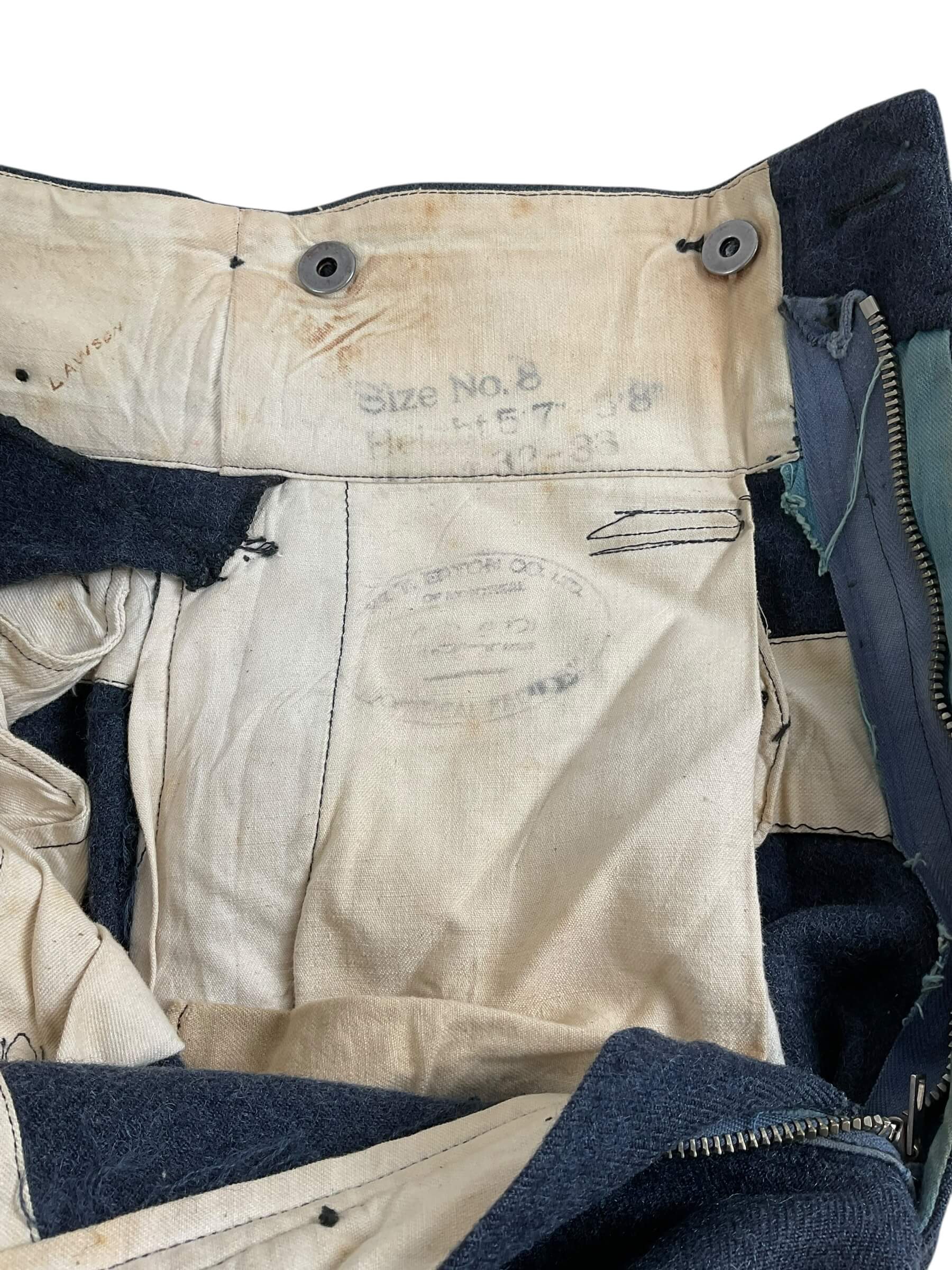 WW2 Canadian RCAF Officers Battle Dress Jacket With Trousers WW2 Canadian RCAF Officers Battle Dress Jacket With Trousers