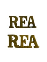 WW1 British BEF Royal Field Artillery RFA Collars Insignia Pair
