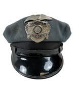 US Alabama Police Trooper Peak Cap Hat With Badge Size 6 7/8 Vintage
