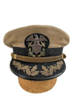 WW2 US USN Navy Senior Officers Peak Cap Hat