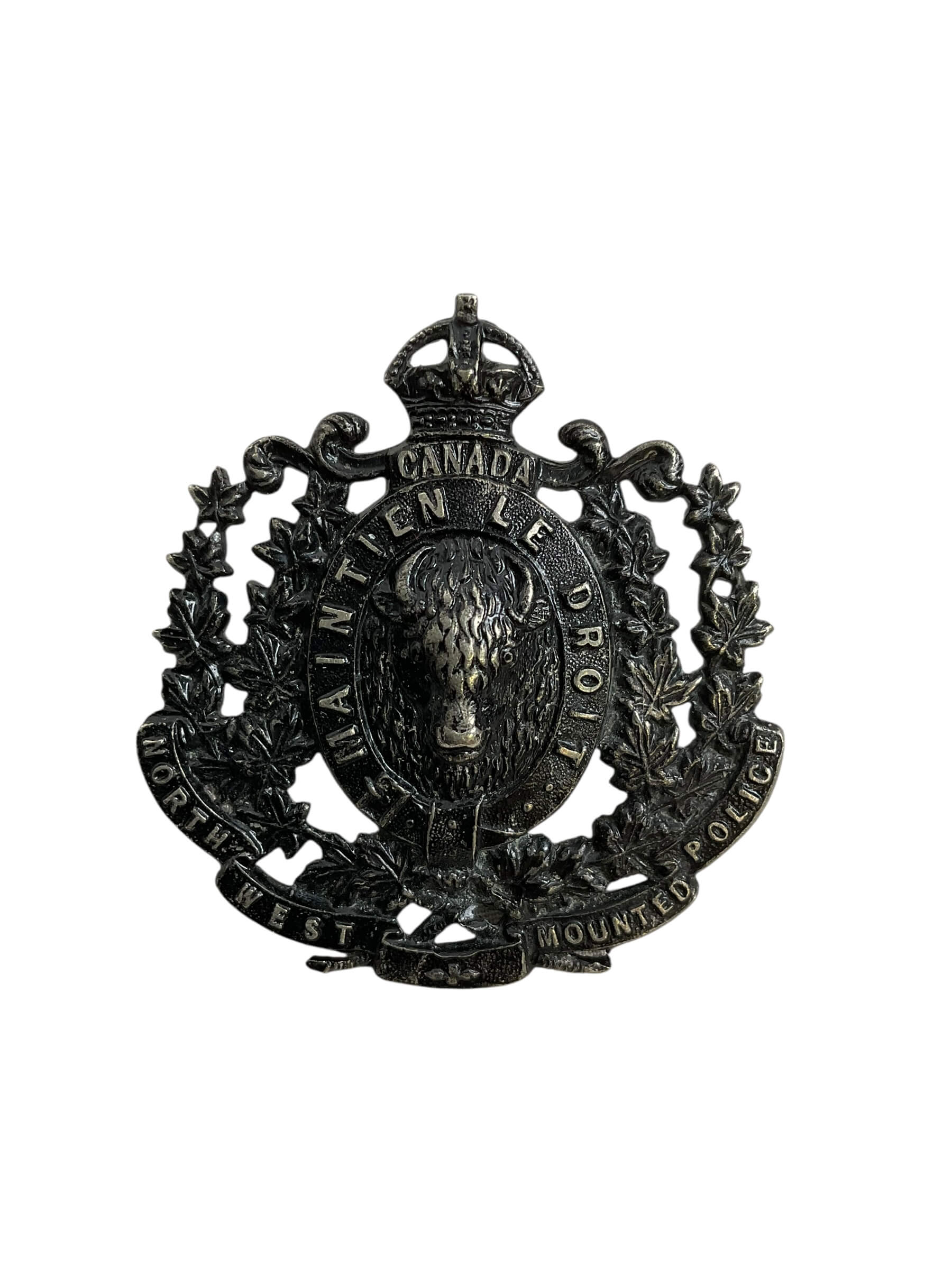 North West Mounted Police NWMP 1873 to 1904 Cap Badge North West Mounted Police NWMP 1873 to 1904 Cap Badge