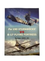 WW2 German Luftwaffe US USAAF Fw 190 Sturmbocke VS B-17 Flying Fortress Osprey Duel No 24 Used Softcover Reference Book