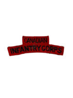 WW2 Canadian Infantry Corps Shoulder Title Insignia Single
