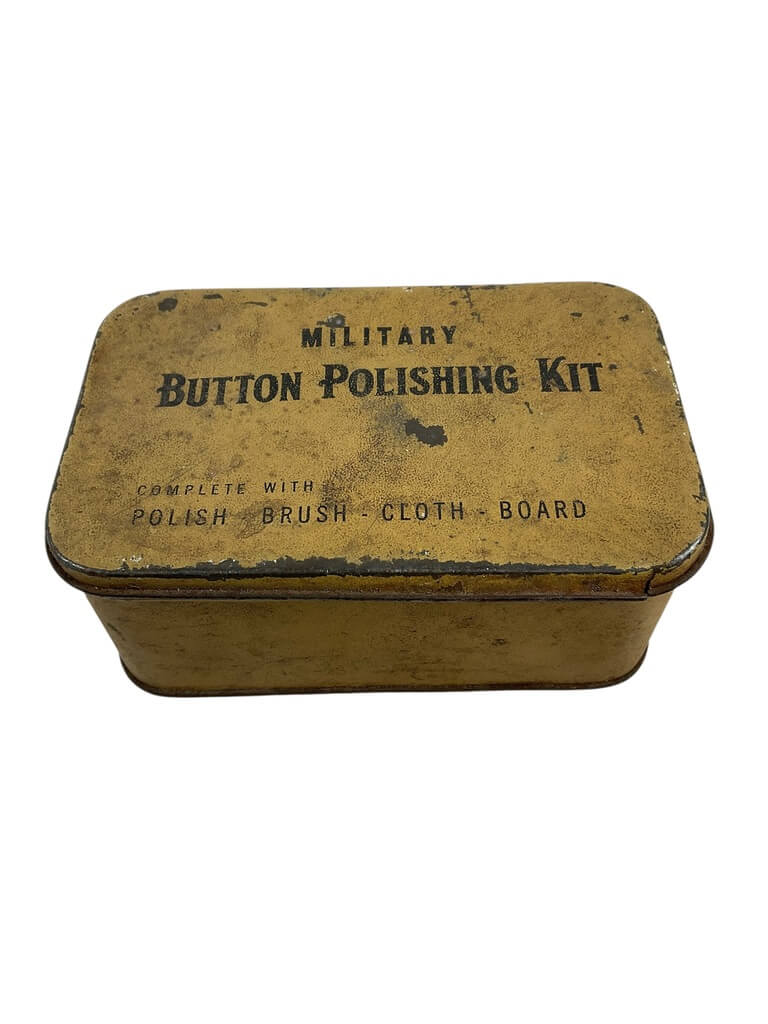 WW2 Canadian Military Button Polishing Kit EMPTY WW2 Canadian Military Button Polishing Kit EMPTY