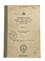 Australian Defence Scientific Service Defence Standards Laboratories Report 508 Used Softcover Reference Book