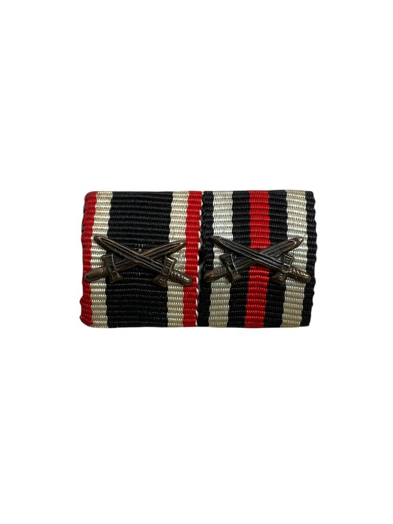 WW2 German Ribbon Bar Miniature X 2 WW2 German Ribbon Bar Miniature X 2