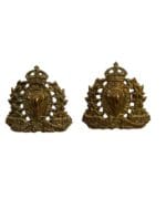 WW2 Royal Canadian Mounted Police Collars Insignia Pair