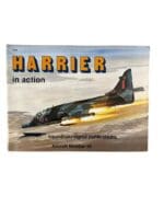 British RAF Harrier in Action Squadron Signal Aircraft No 58 Used Softcover Reference Book