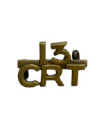 WW1 Canadian CEF 13th CRT Railway Troops Shoulder Title Insignia Single