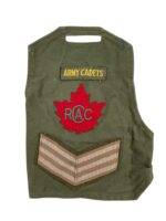 Royal Canadian Army Cadets Sergeant Brassard Armband Dated 1966 Royal Canadian Army Cadets Sergeant Brassard Armband Dated 1966