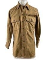 WW2 US Army Other Ranks Shirt Size 14 1/2 with Gas Flap