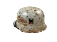 WW2 German DRK Red Cross M34 Steel Helmet Size 56 RESTORED FAKE