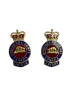 Canadian Forces RCE Engineers Collars Insignia Pair