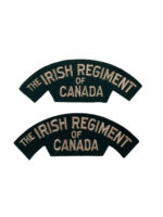 Canadian The Irish Regiment of Canada Shoulder Titles Insignia Pair