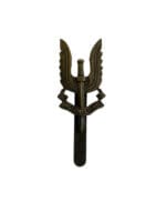 British SAS Blackened Cap Badge