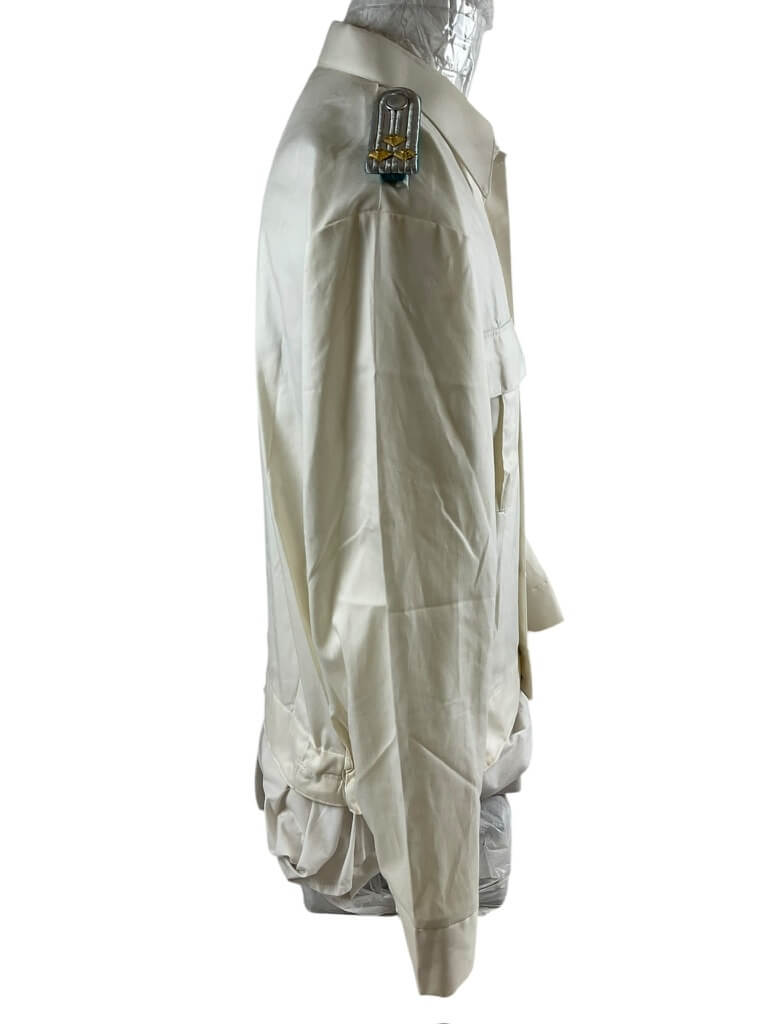 East German Air Force Officers White Summer Dress Shirt East German Air Force Officers White Summer Dress Shirt