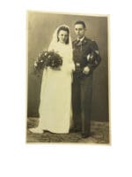 WW2 German Luftwaffe Wedding Postcard of Unknown Couple 2