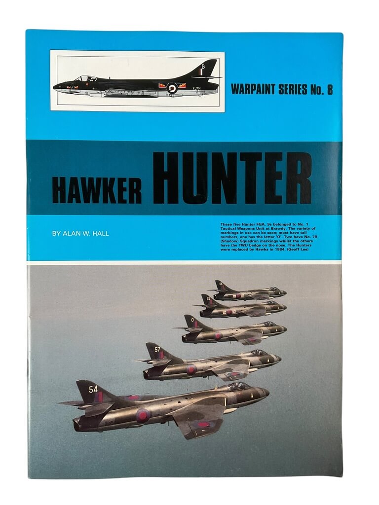 British RAF Hawker Hunter Warpaint Series No 8 New Softcover Reference Book British RAF Hawker Hunter Warpaint Series No 8 New Softcover Reference Book
