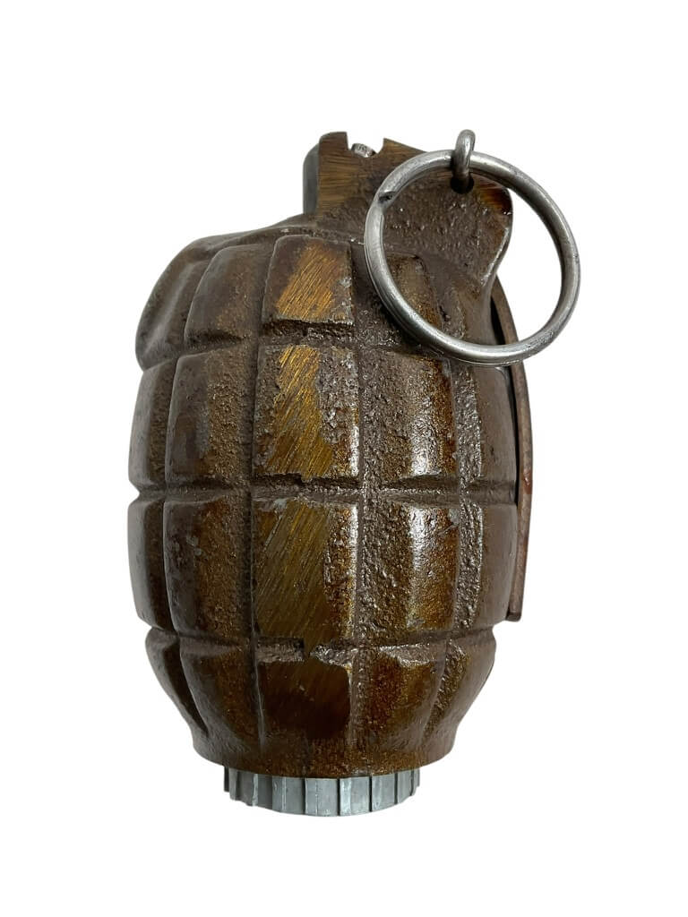 WW2 Canadian M36 Mills Frost and Woods Complete INERT WW2 Canadian M36 Mills Frost and Woods Complete INERT