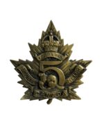 WW1 Canadian CEF 5th Battalion Mounted Rifles Cap Badge