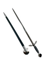 WW2 German Luftwaffe Aluminum Officers Sword With Scabbard SMF Maker Unit Marked