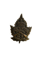 WW1 Canadian CEF 63rd Battalion Cap Badge