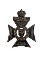 WW2 Canadian The Regina Rifle Regiment Cap Badge