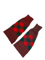 British Canadian Red and Green Diced Half Hose British Canadian Red and Green Diced Half Hose