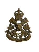 WW1 Canadian CEF 49th Battalion Edmonton Regiment Cap Badge