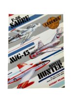 US Russian Soviet British F-86 Sabre MiG-15 Hawker Hunter Legends of the Air Use Softcover Reference Book
