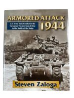 WW2 US Army Armored Attack 1944 Tank Combat Used Hardcover Reference Book