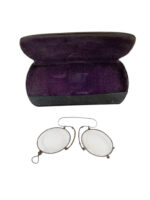 Victorian Pince Nez Reading Glasses With Original Case Victorian Pince Nez Reading Glasses With Original Case
