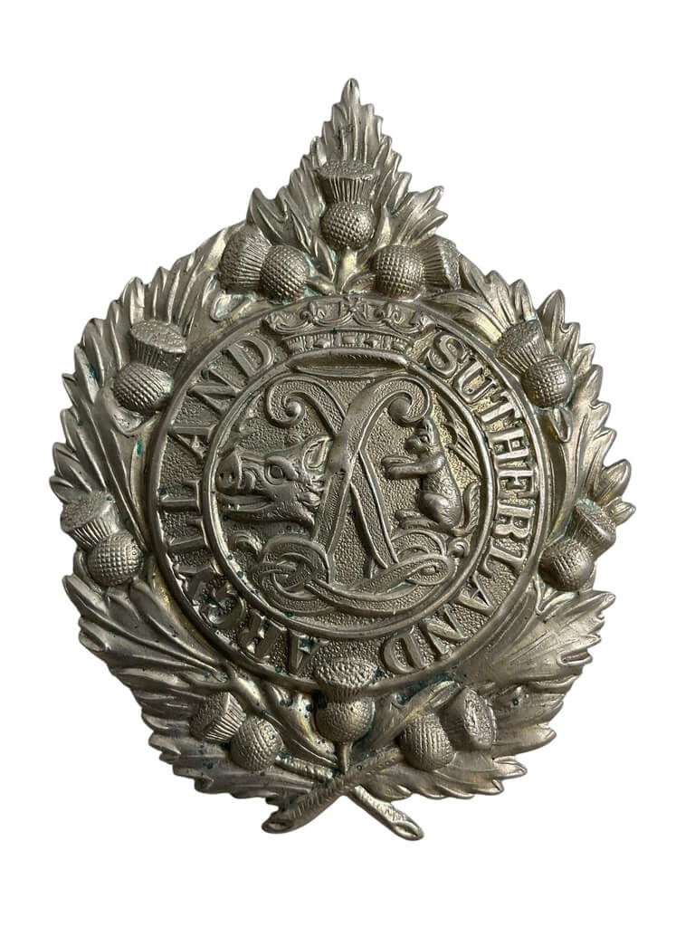 WW2 British Argyll and Sutherland Highlanders Cap Badge WW2 British Argyll and Sutherland Highlanders Cap Badge