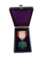 WW2 Japanese Navy Order of the Rising Sun 7th Class Enameled Full Size Medal In Case