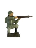 WW2 German Army Heer Rifleman Elastolin Toy Soldier Kneeling