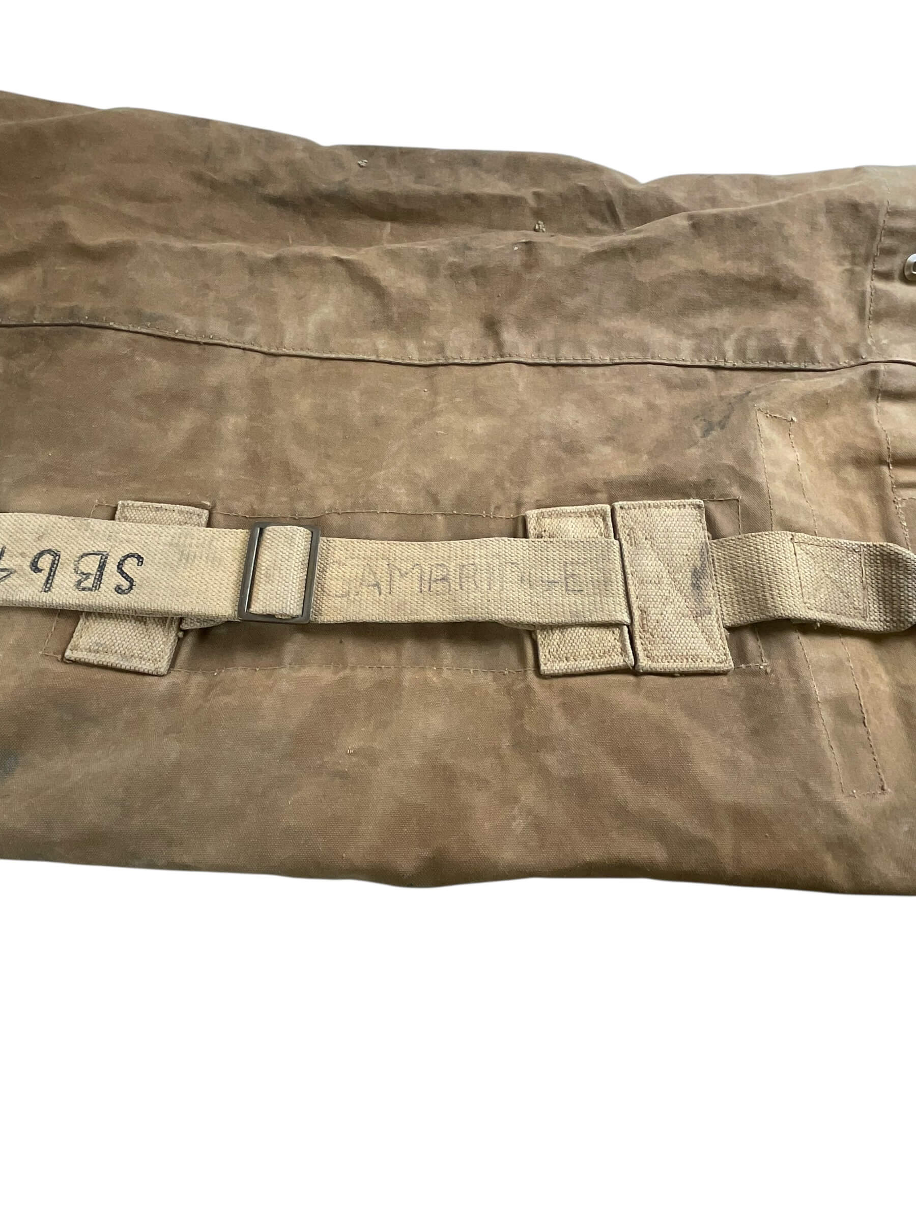 Canadian Army Korean War Khaki Duffel Bag Dated 1952 Named and Numbered Canadian Army Korean War Khaki Duffel Bag Dated 1952 Named and Numbered