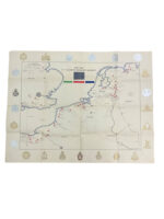 WW2 Canadian 3rd Division War Map