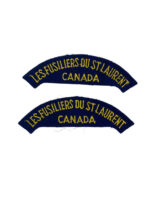 Canadian Les Fusiliers Du St Laurent Canada Shoulder Titles Insignia Pair Canadian Les Fusiliers Du St Laurent Canada Shoulder Titles Insignia Pair