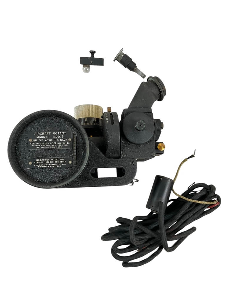 WW2 US USN Navy Aircraft Octant In Box WW2 US USN Navy Aircraft Octant In Box