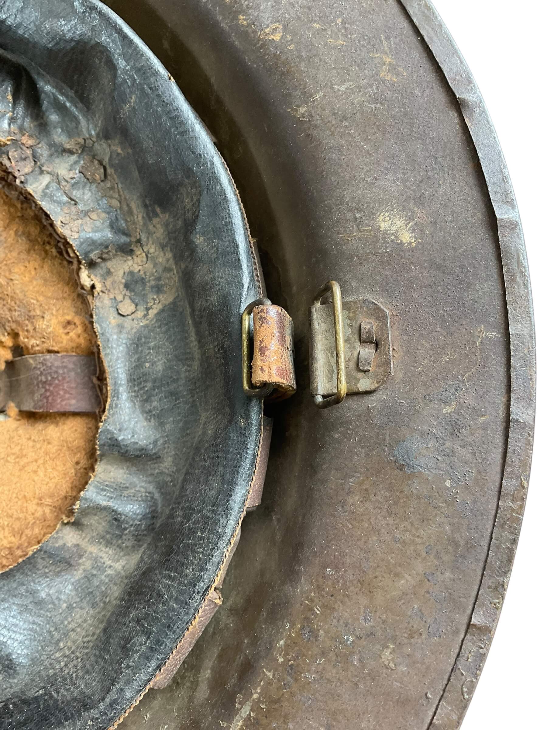 WW1 British BEF Canadian CEF Brodie Steel Helmet With Liner WW1 British BEF Canadian CEF Brodie Steel Helmet With Liner